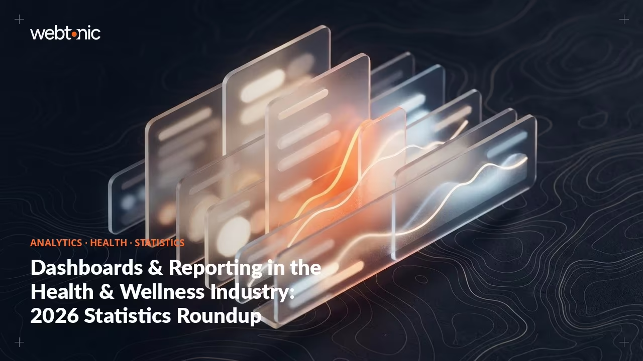 Dashboards & Reporting in the Health & Wellness Industry: 2026 Statistics Roundup — Web Tonic blog thumbnail