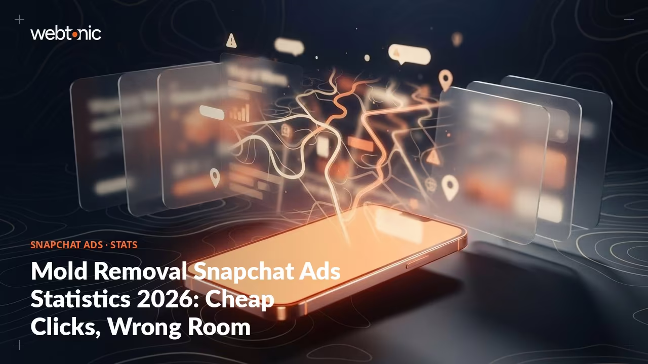 Mold Removal Snapchat Ads Statistics 2026: Cheap Clicks, Wrong Room — Web Tonic blog thumbnail