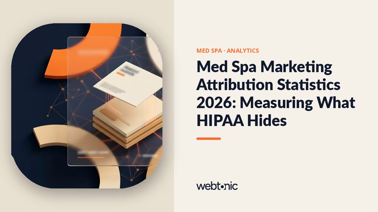 Med Spa Marketing Attribution Statistics 2026: Measuring What HIPAA Hides — Web Tonic blog thumbnail