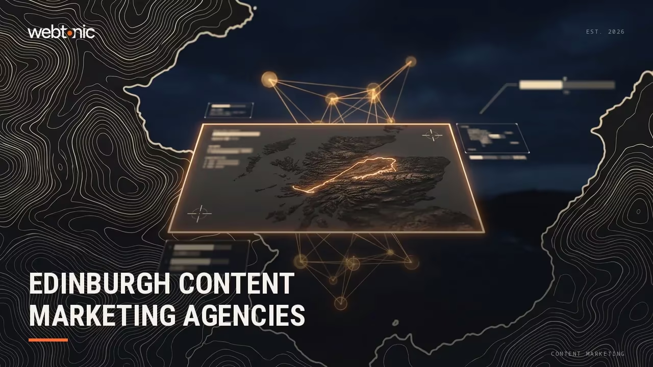 Edinburgh Content Marketing Agencies Assessed for 2026 — Web Tonic blog thumbnail