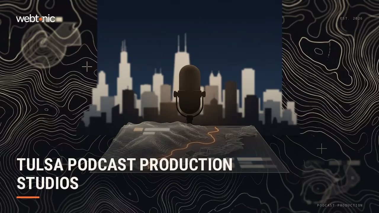 Ten Tulsa Podcast Production Studios in 2026, and the Two That Print a Rate — Web Tonic blog thumbnail