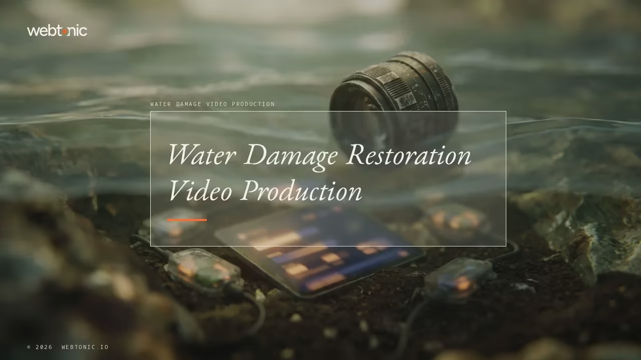 Who Films a Wet Basement? Ten Video Companies for Water Damage Firms in 2026 — Web Tonic blog thumbnail