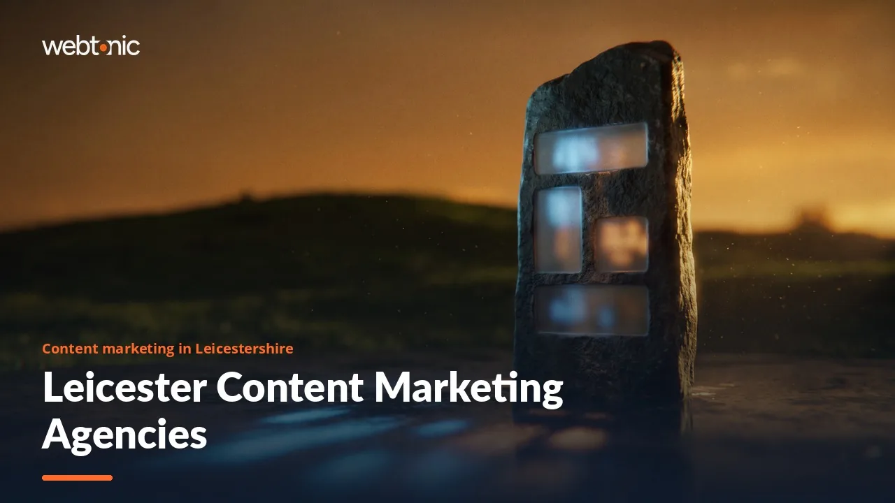 Who Writes Leicester’s Blogs? Nine Content Marketing Agencies Checked for 2026 — Web Tonic blog thumbnail