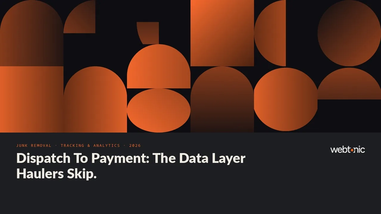 Junk removal and dumpster rental tracking and analytics statistics 2026 thumbnail showing 51 percent of home service payments processed digitally