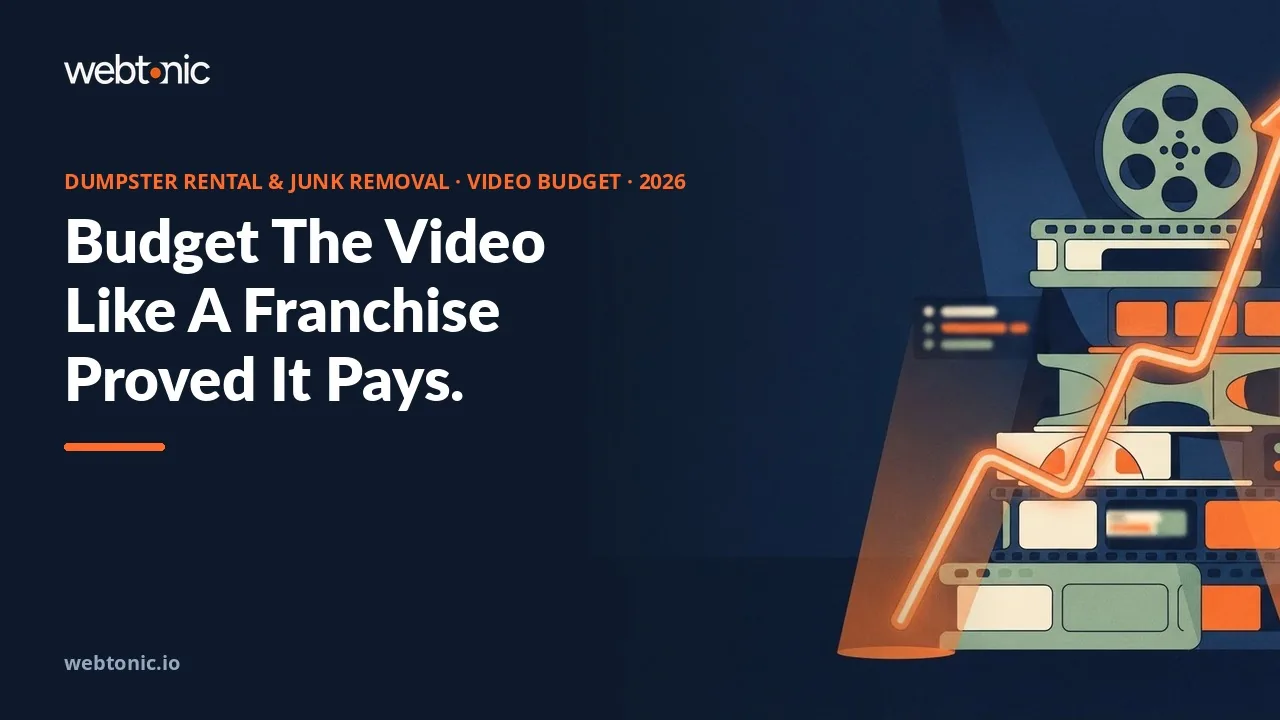 What dumpster rental marketers should budget for video ads thumbnail showing a 10.9x return on ad spend from a 1.32 million dollar connected TV case study