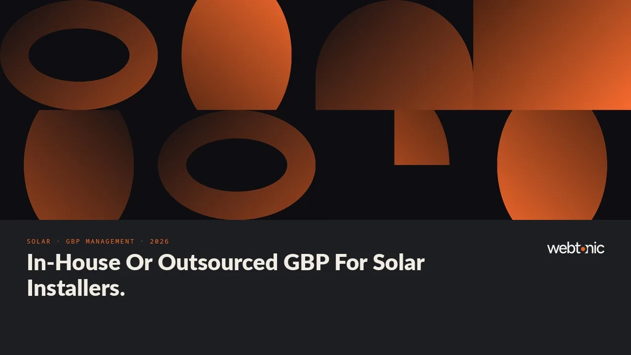 Solar installer Google Business Profile management statistics 2026 thumbnail showing primary category scoring 227 points, the highest weighted local ranking factor