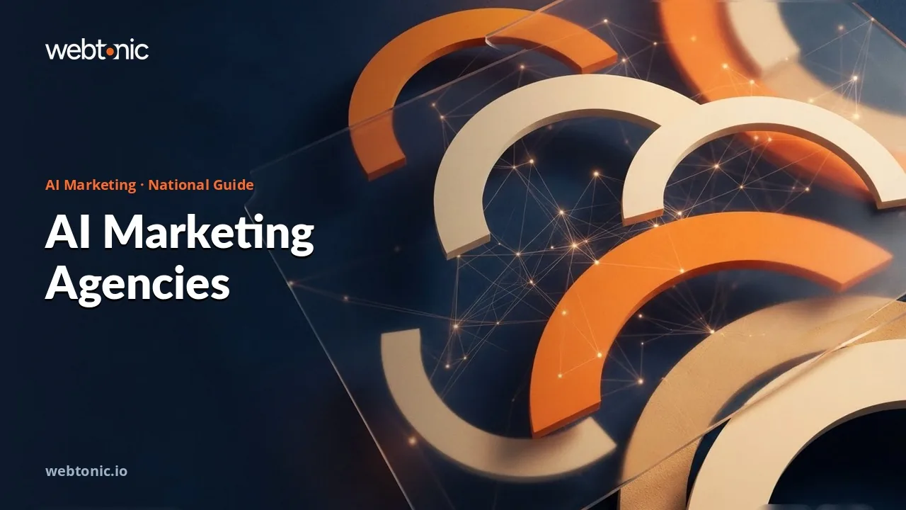 Best AI Marketing Agencies of 2026: 21 Firms for GEO and AI Search — Web Tonic blog thumbnail