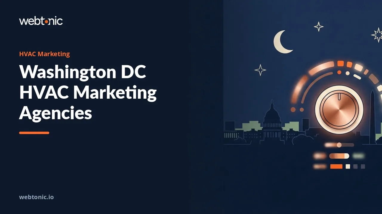 District, Maryland or Virginia? Nine HVAC Marketing Agencies for DC-Area Contractors in 2026 — Web Tonic blog thumbnail
