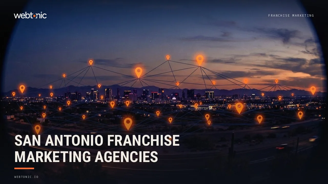 Four Texas Firms Among Nine: San Antonio Franchise Marketing Agencies in 2026 — Web Tonic blog thumbnail