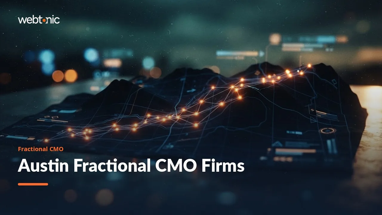 Austin Fractional CMO Firms Ranked for 2026, Six With a Price Tag — Web Tonic blog thumbnail