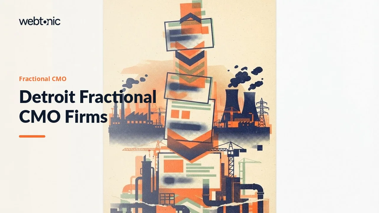 Fractional CMO Firms Serving Detroit in 2026, With Real Bases Named — Web Tonic blog thumbnail