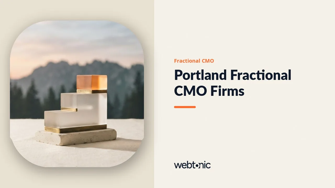 Portland Fractional CMO Firms for 2026: Nine Options Checked — Web Tonic blog thumbnail