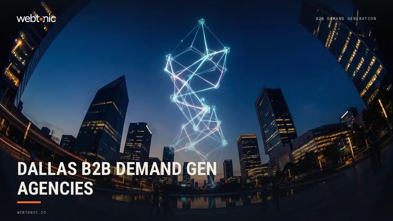 ABM and Pipeline in Dallas-Fort Worth: Nine B2B Demand Generation Agencies for 2026 — Web Tonic blog thumbnail