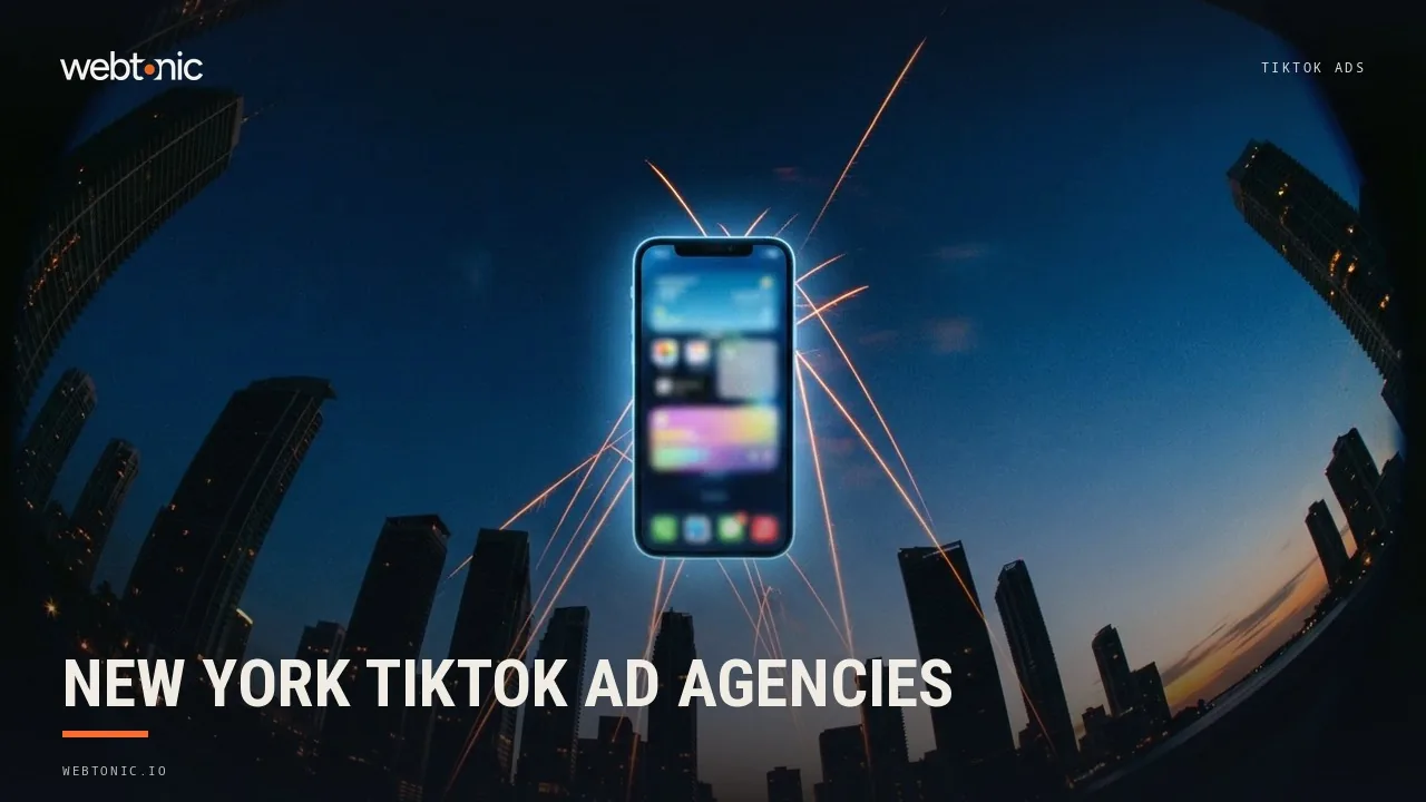 Eight of Nine Work From the Metro: New York TikTok Ads Agencies for 2026 — Web Tonic blog thumbnail