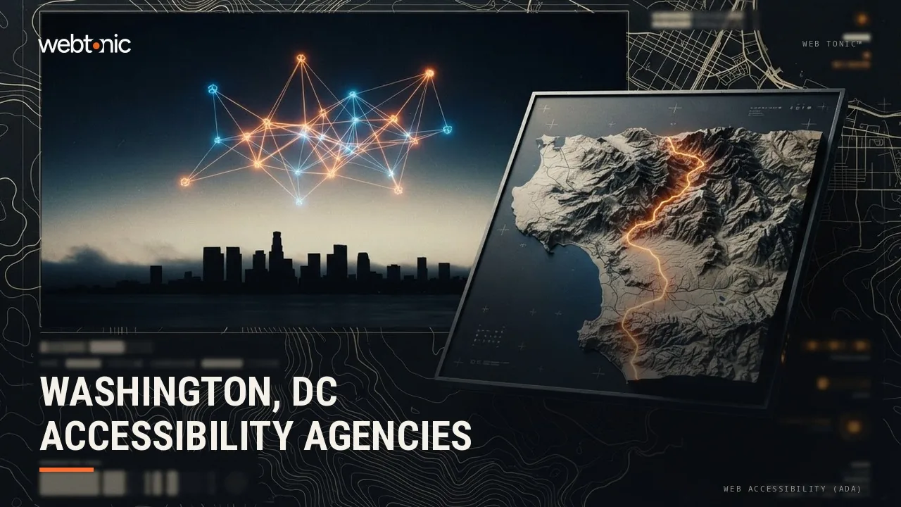 Section 508 and WCAG in Washington DC: Eight Website Accessibility Firms for 2026 — Web Tonic blog thumbnail