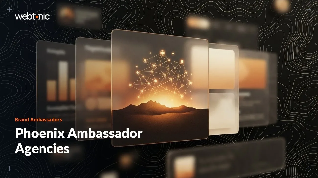 Three Valley Firms and Six National Rosters: Phoenix Brand Ambassador Agencies in 2026 — Web Tonic blog thumbnail