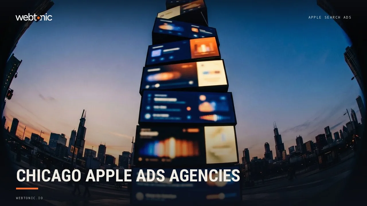 Chicago Apple Search Ads Agencies in 2026, Sorted by Where They Work From — Web Tonic blog thumbnail
