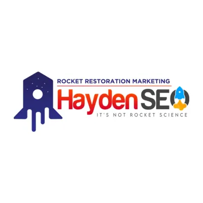 Rocket Restoration Marketing Logo