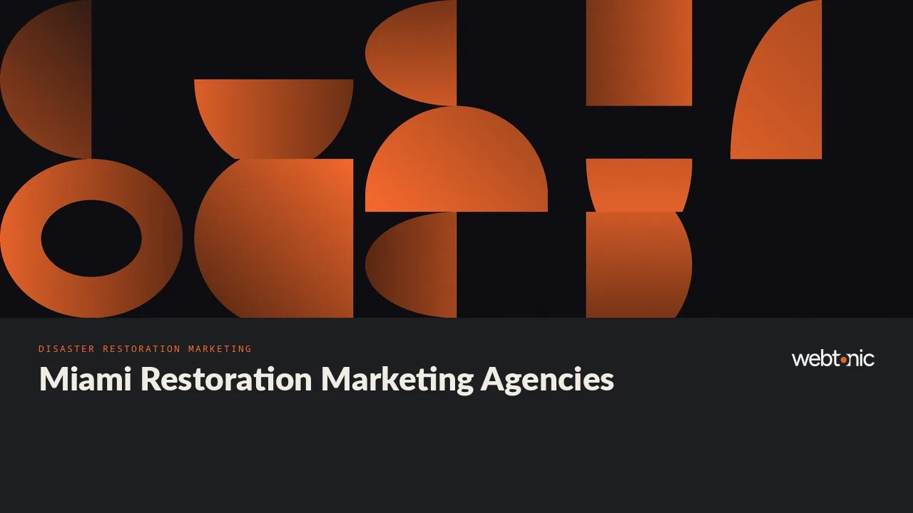 Miami's Disaster Restoration Marketing Agencies for 2026: Four Local, Five From Elsewhere — Web Tonic blog thumbnail