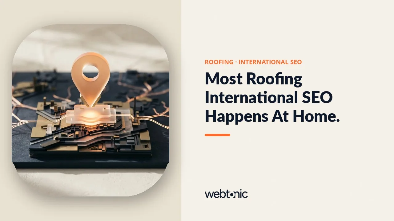 Roofing international SEO budget thumbnail showing 21.7 percent of US residents aged five and older speaking a language other than English at home
