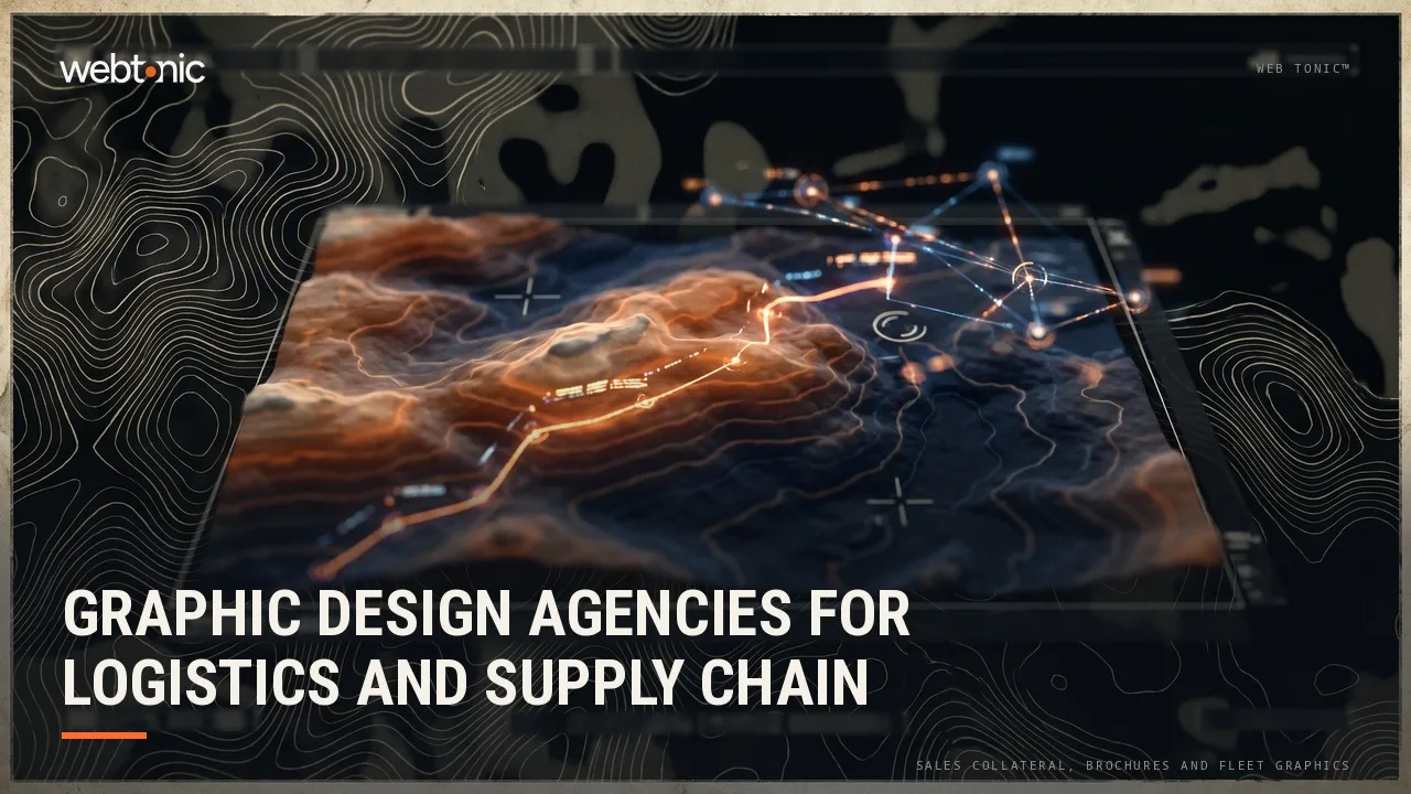Brochures, Decks and Fleet Graphics: Graphic Design Agencies for Logistics (2026) — Web Tonic blog thumbnail