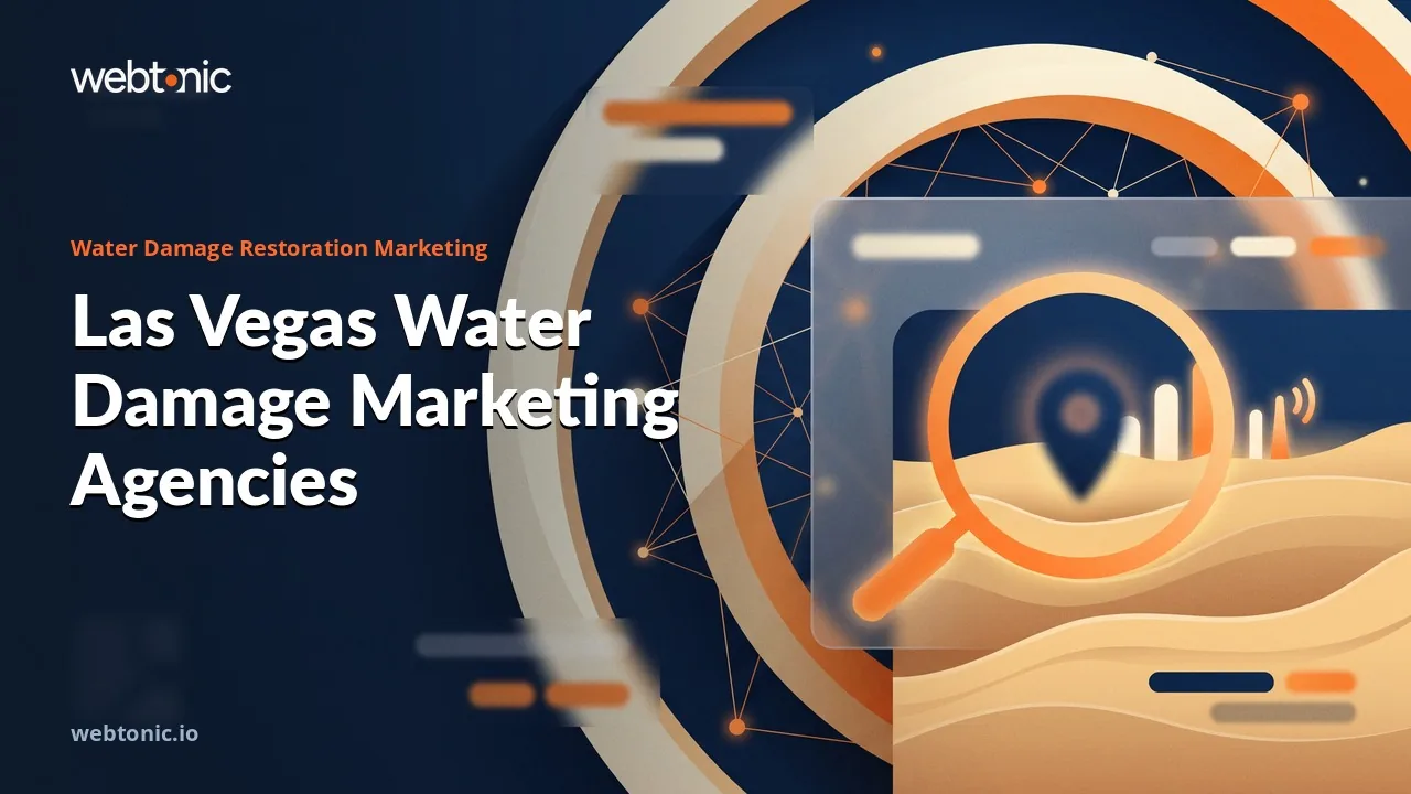 Water Damage Restoration Marketing in Las Vegas: Nine Agencies Compared for 2026 — Web Tonic blog thumbnail