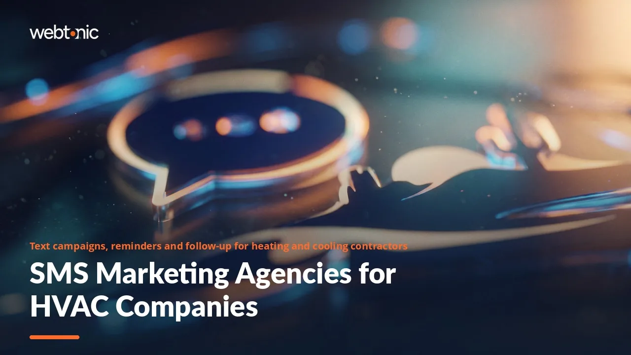 SMS Marketing Agencies for HVAC Companies: Nine Text Campaign Partners Compared for 2026 — Web Tonic blog thumbnail
