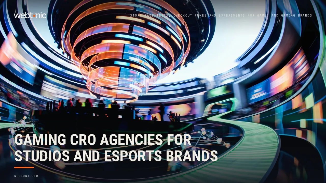 From Steam Capsules to Checkout Pages: Twelve CRO Agencies for Gaming and Esports in 2026 — Web Tonic blog thumbnail