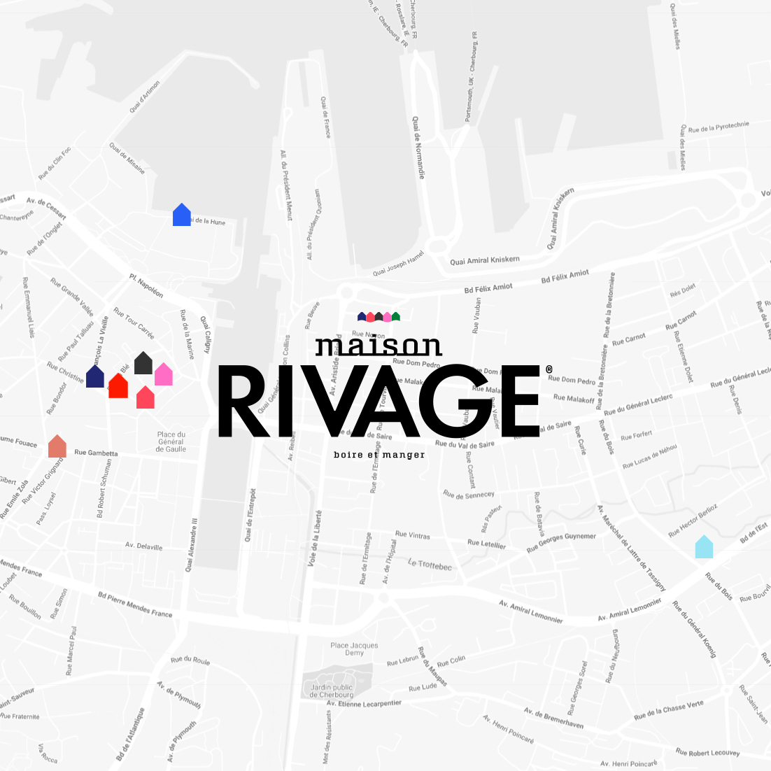 Carte Maison Rivage