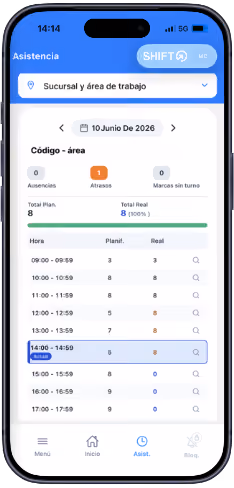 App jefes mockup