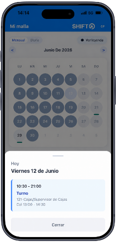 App trabajadores mockup