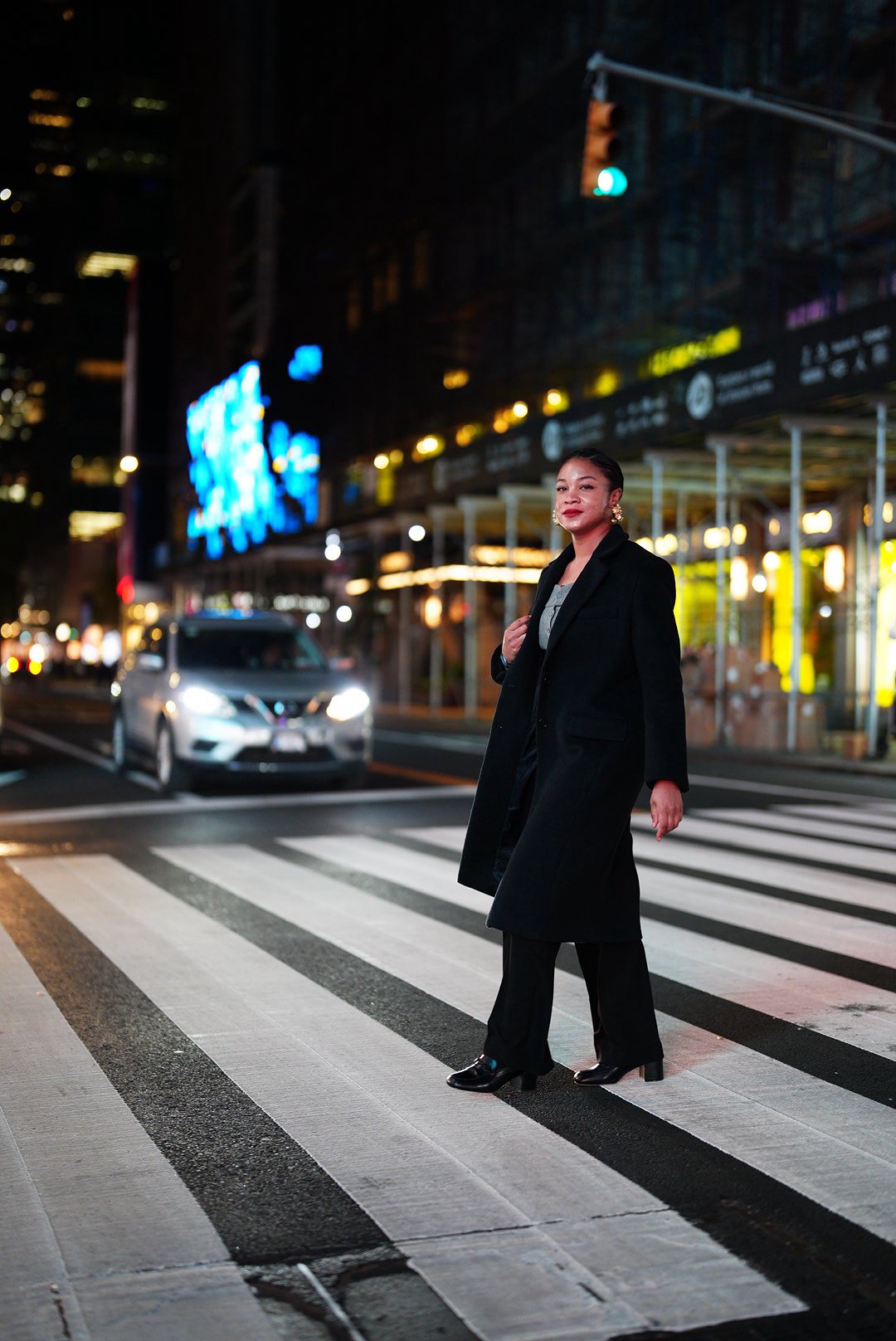 Cherelle Townes AI Powered Operational Strategist walking in New York City