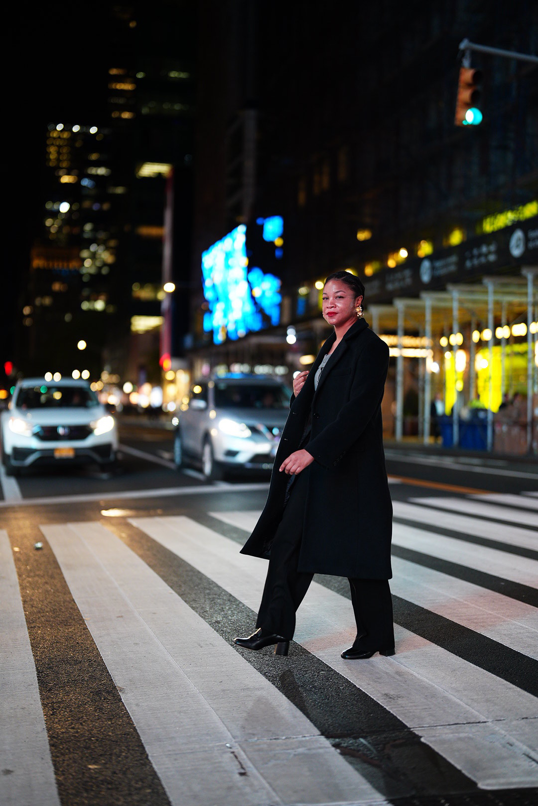 Cherelle Townes AI Powered Operational Strategist walking in New York City