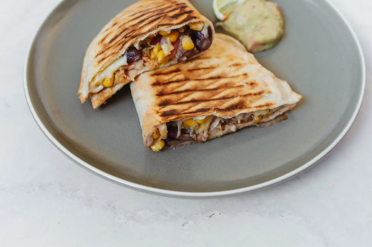Homemade quesadilla