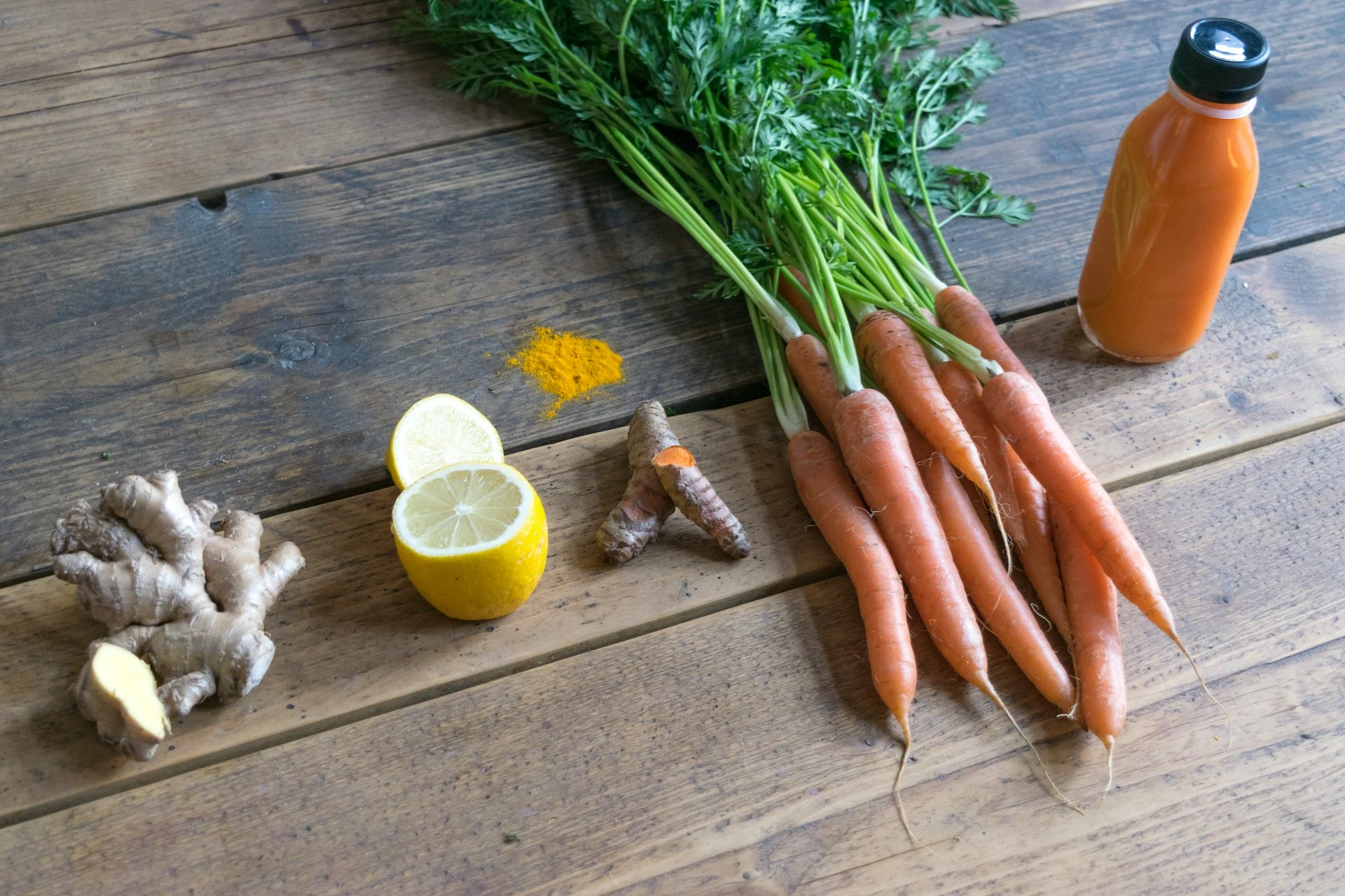 Carrot detox juice