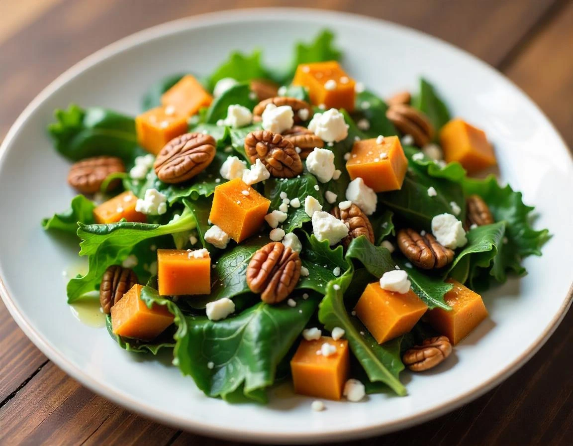 Sweet Potato and Kale Salad