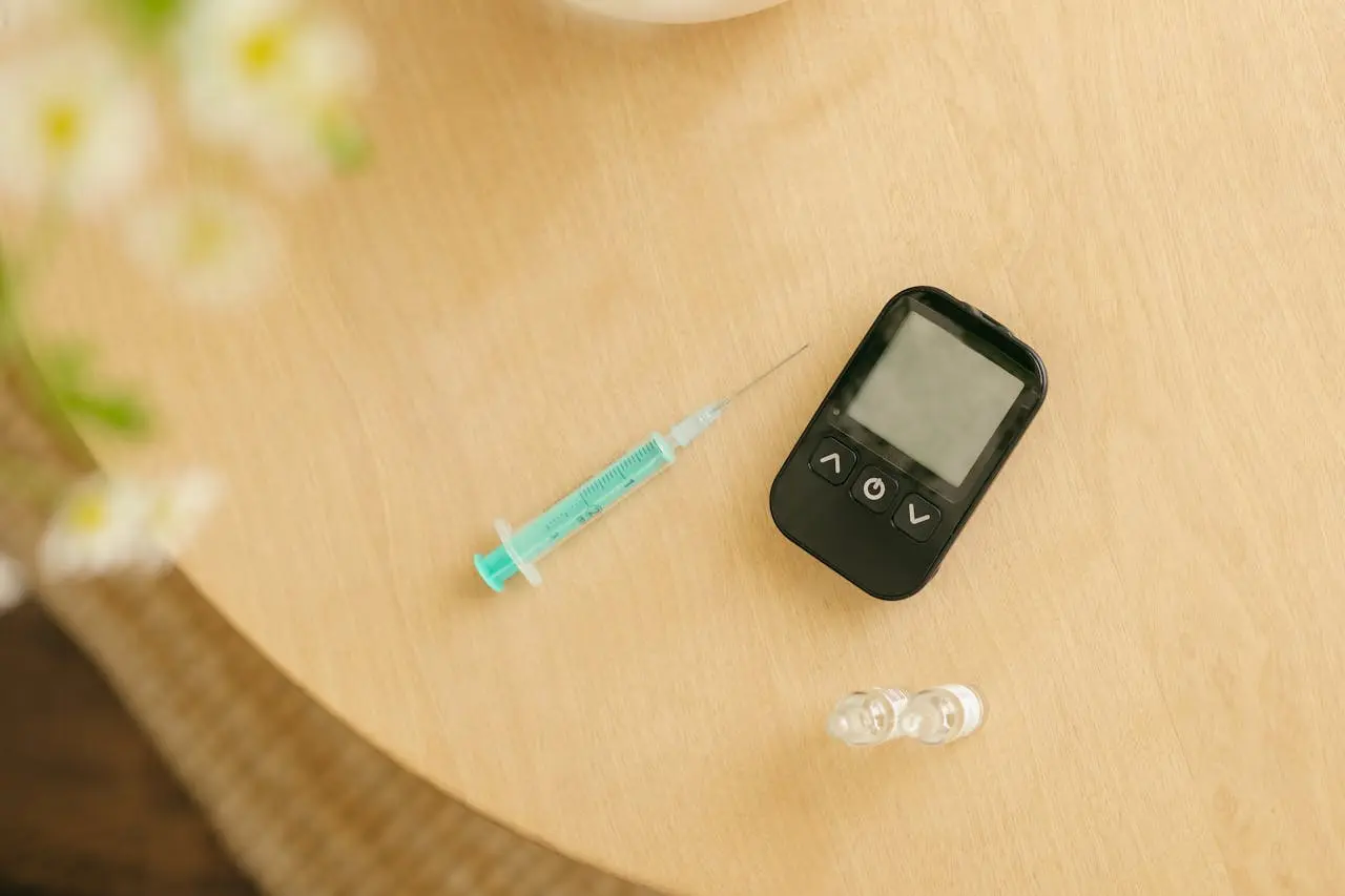 Insulin and a glucose meter