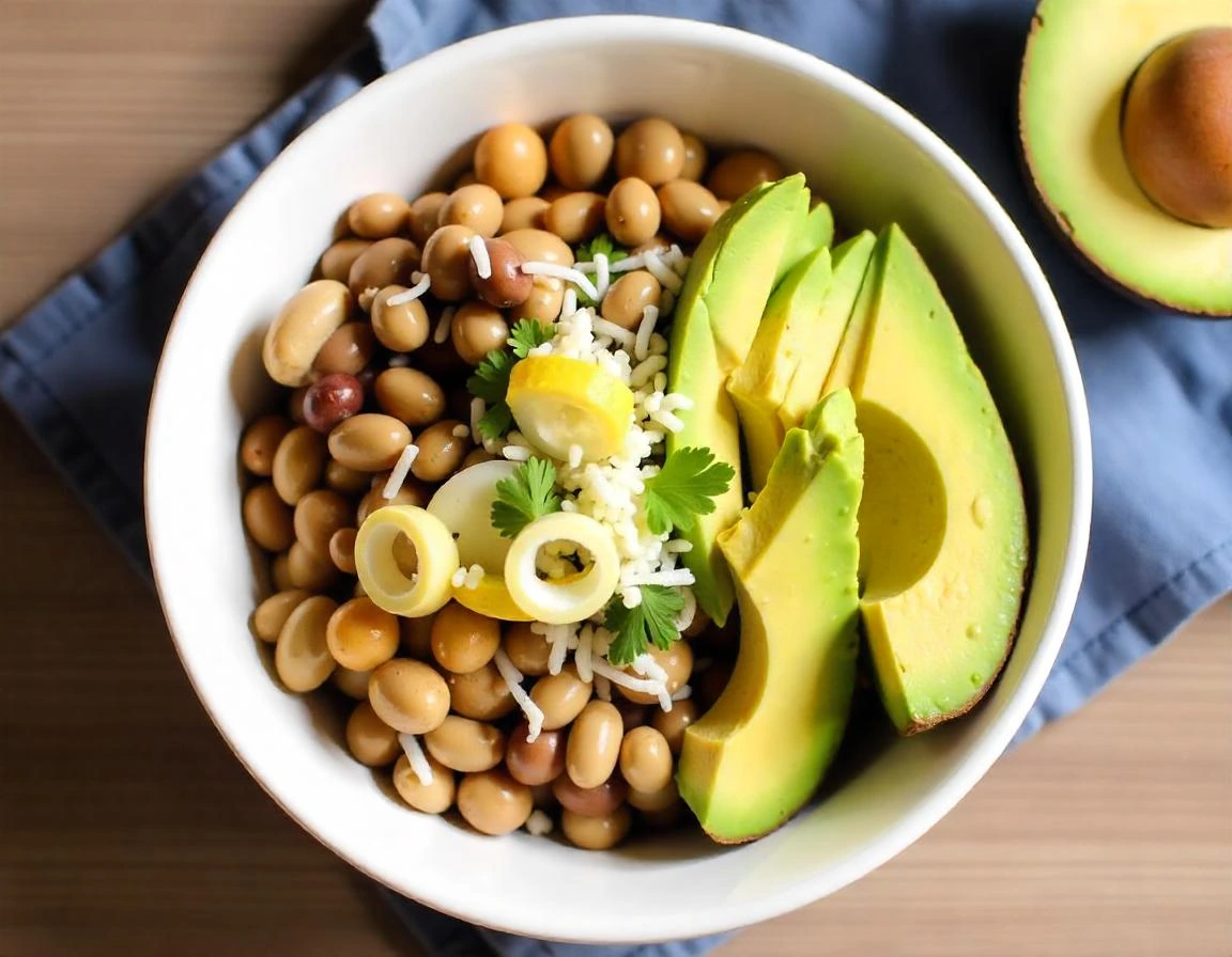 Black Bean & Avocado Burrito Bowl