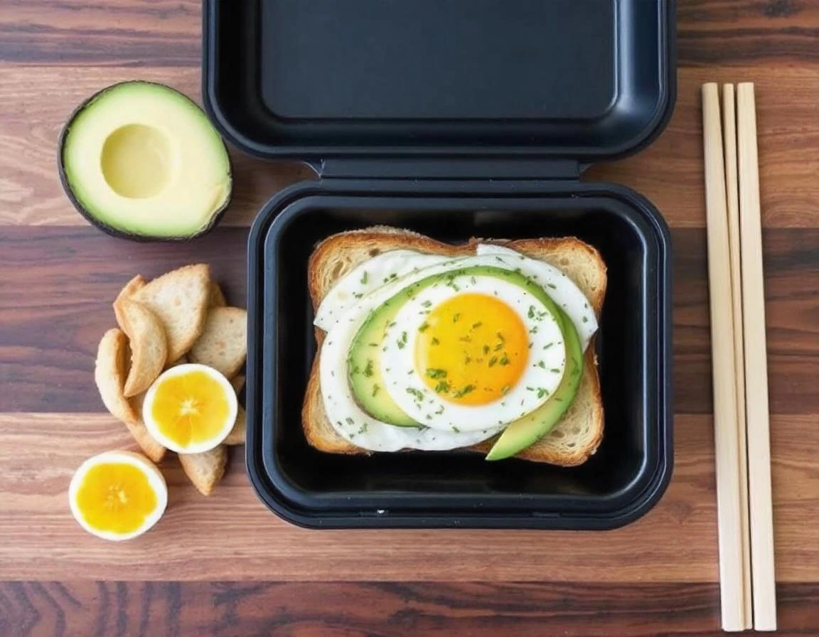 Egg & Avocado Toast Bento Box