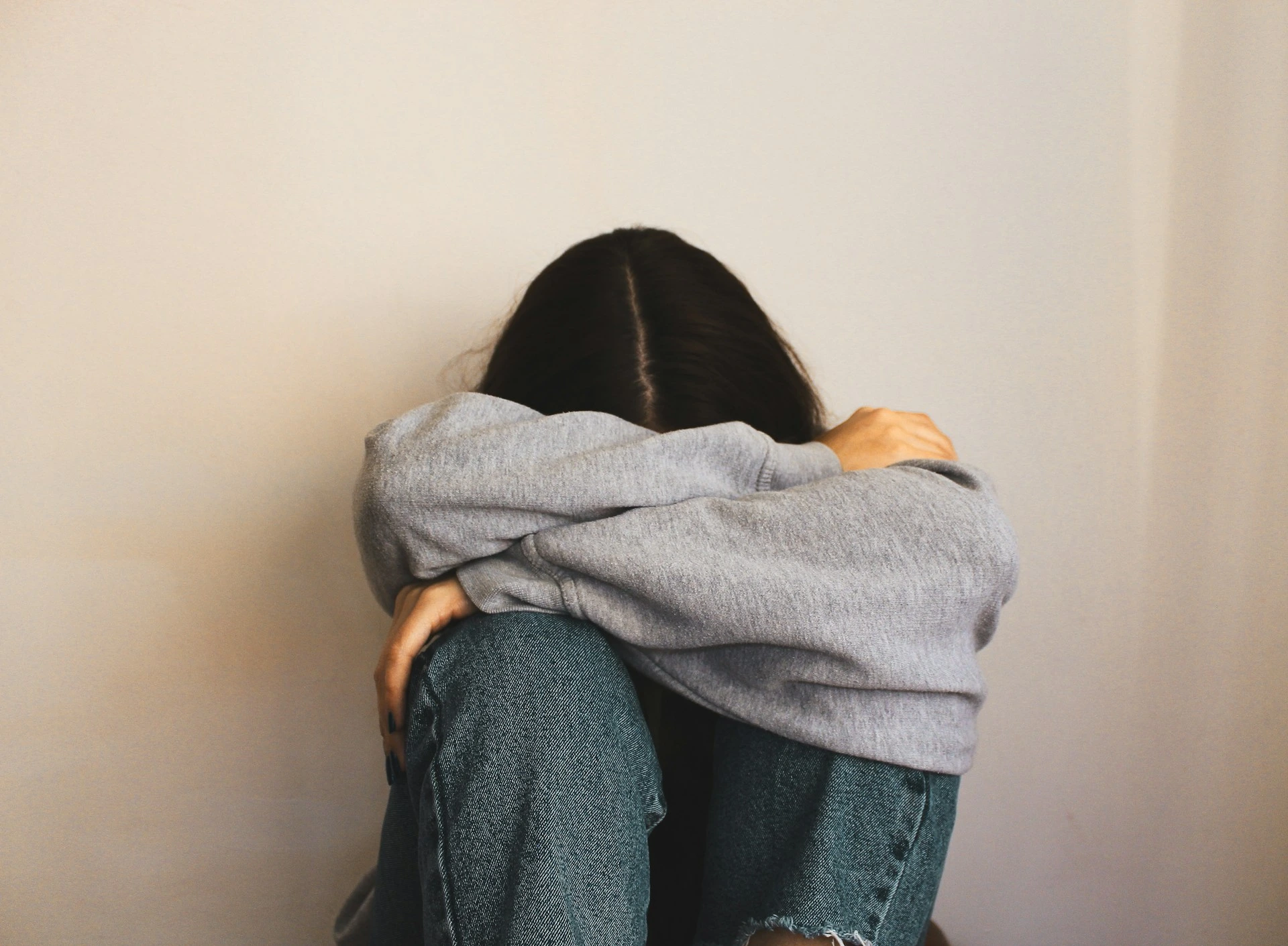 A lonely woman