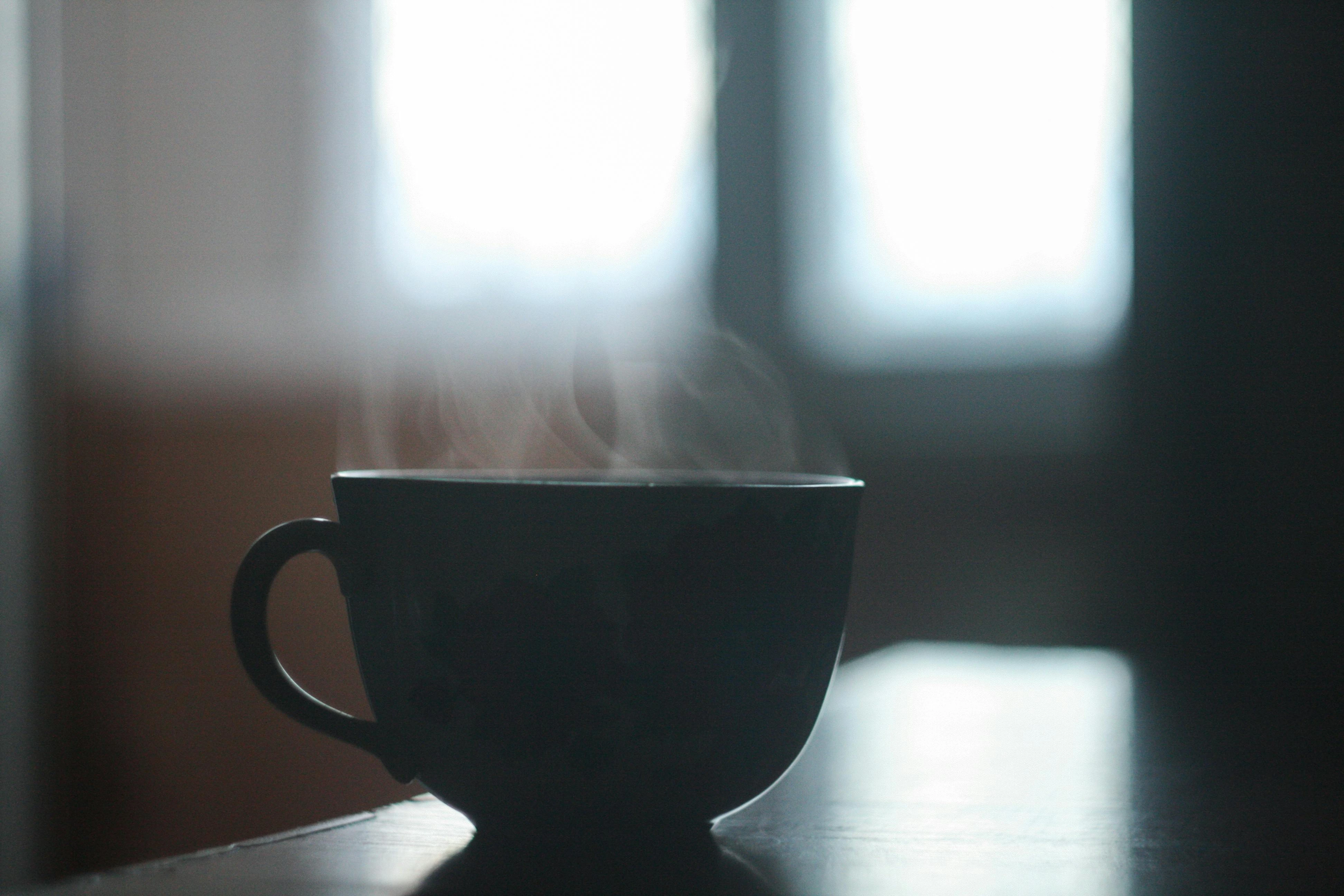 Hot cup of water
