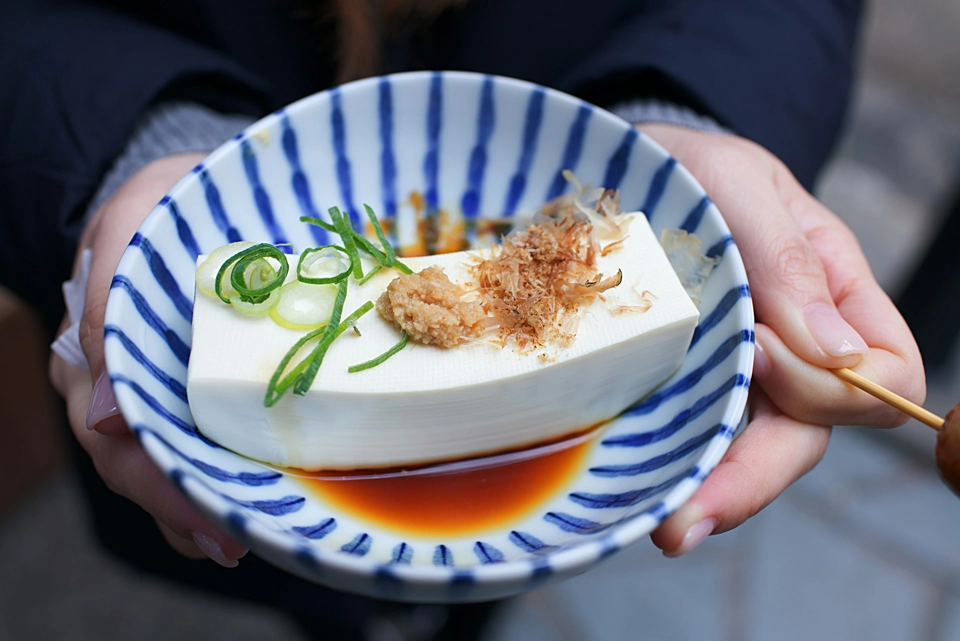 Plate of tofu
