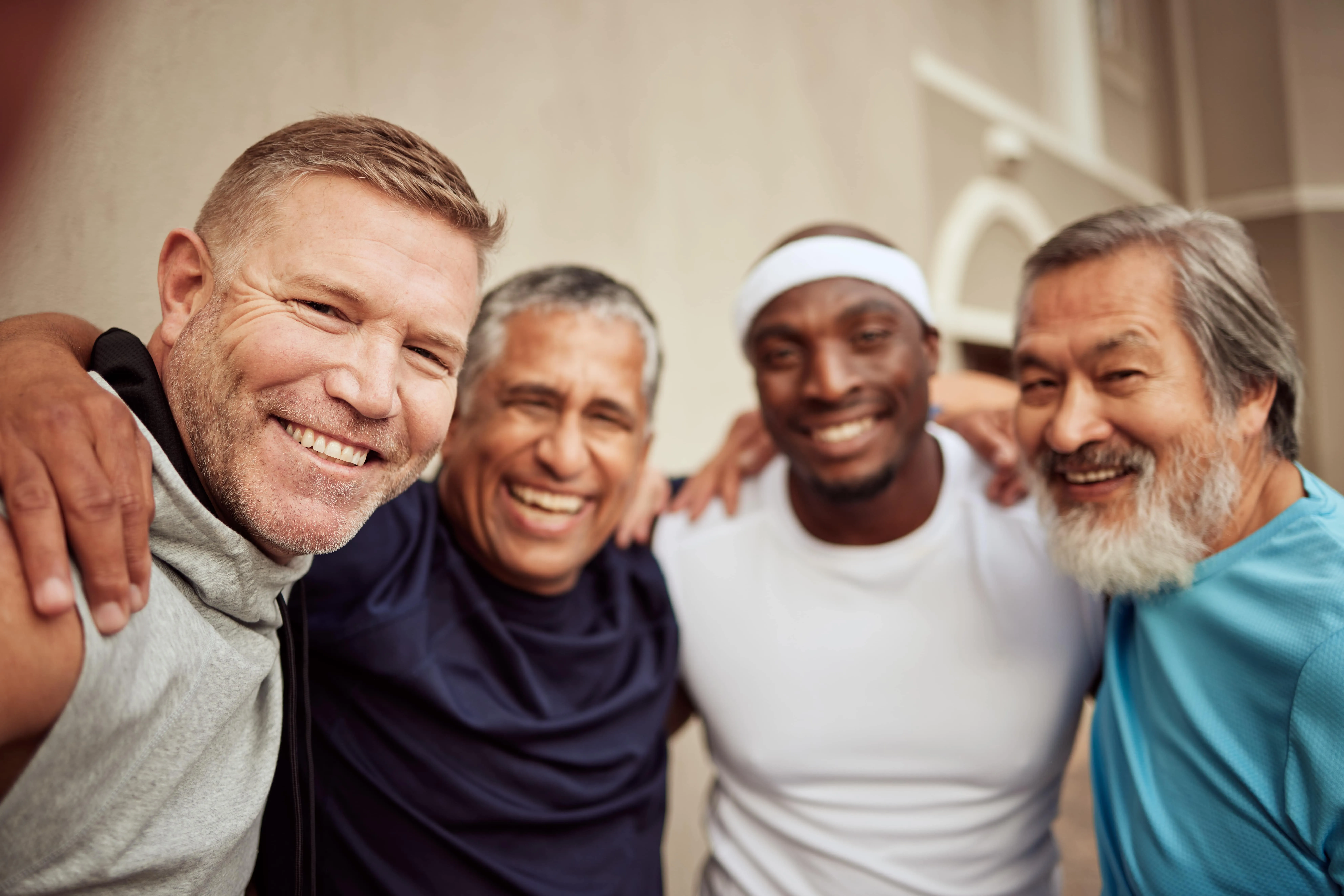 group of older men
