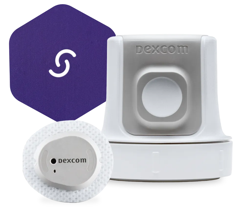 Dexcom continuous glucose monitoring sensor and receiver device