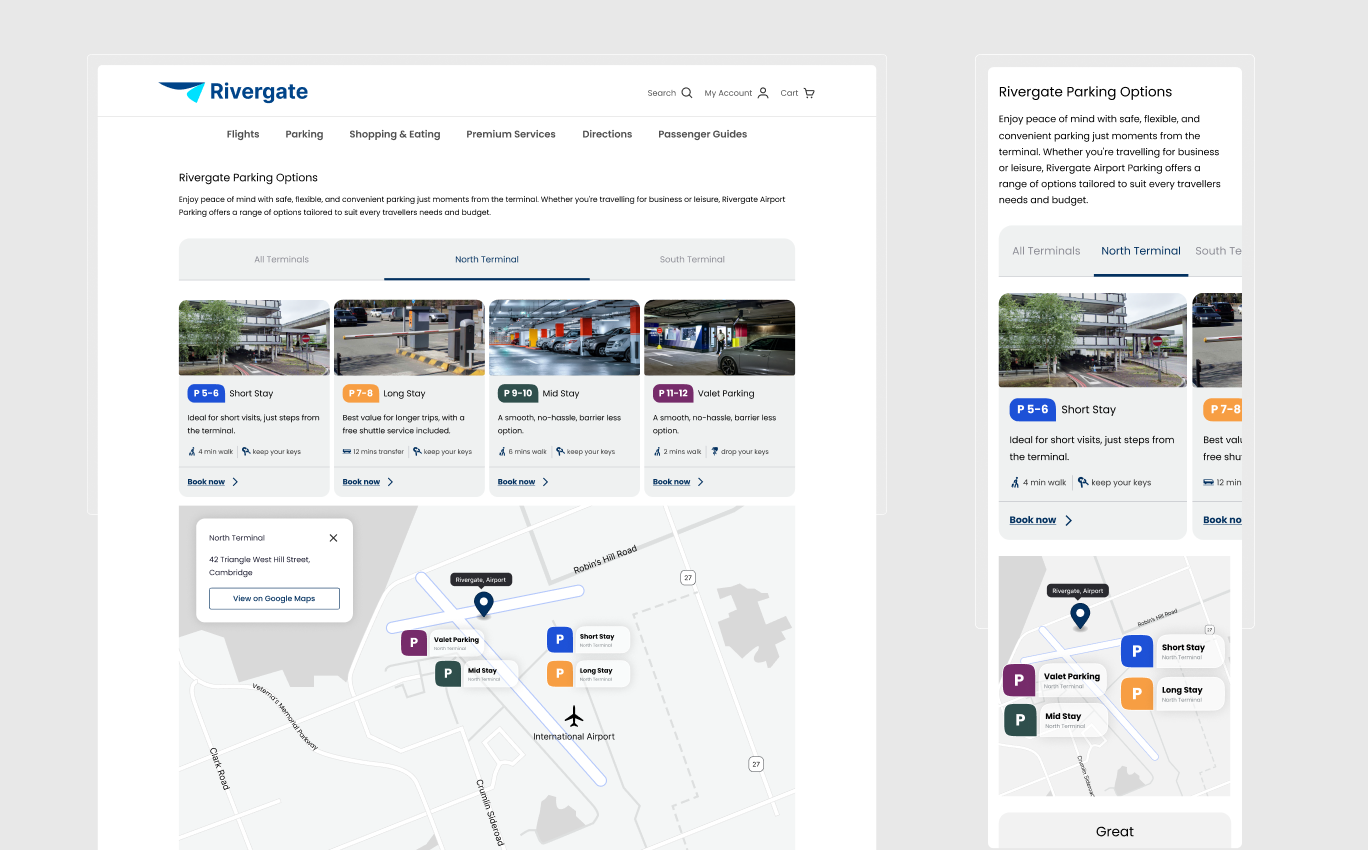 Parking Booking Experience