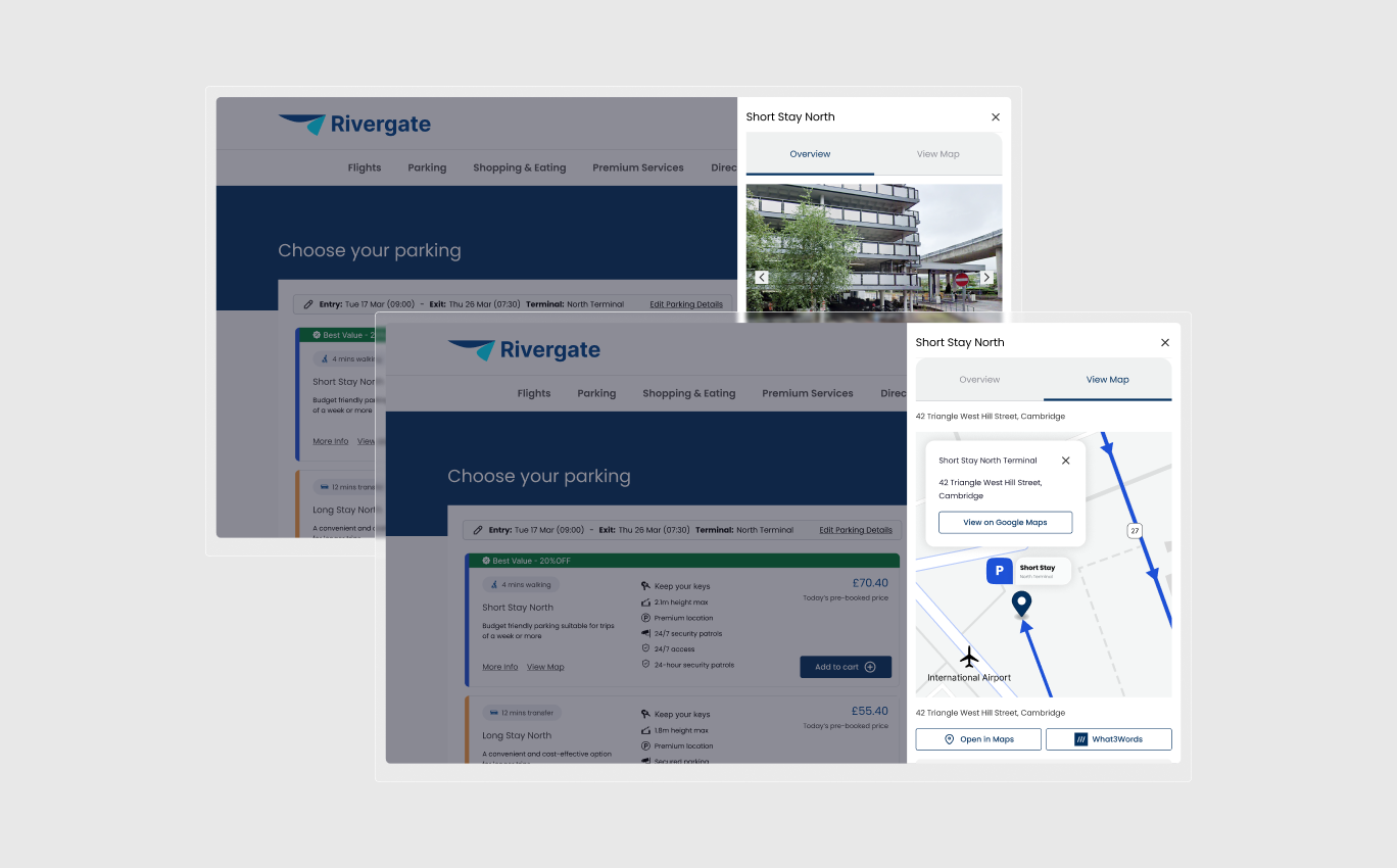 Parking Booking Experience