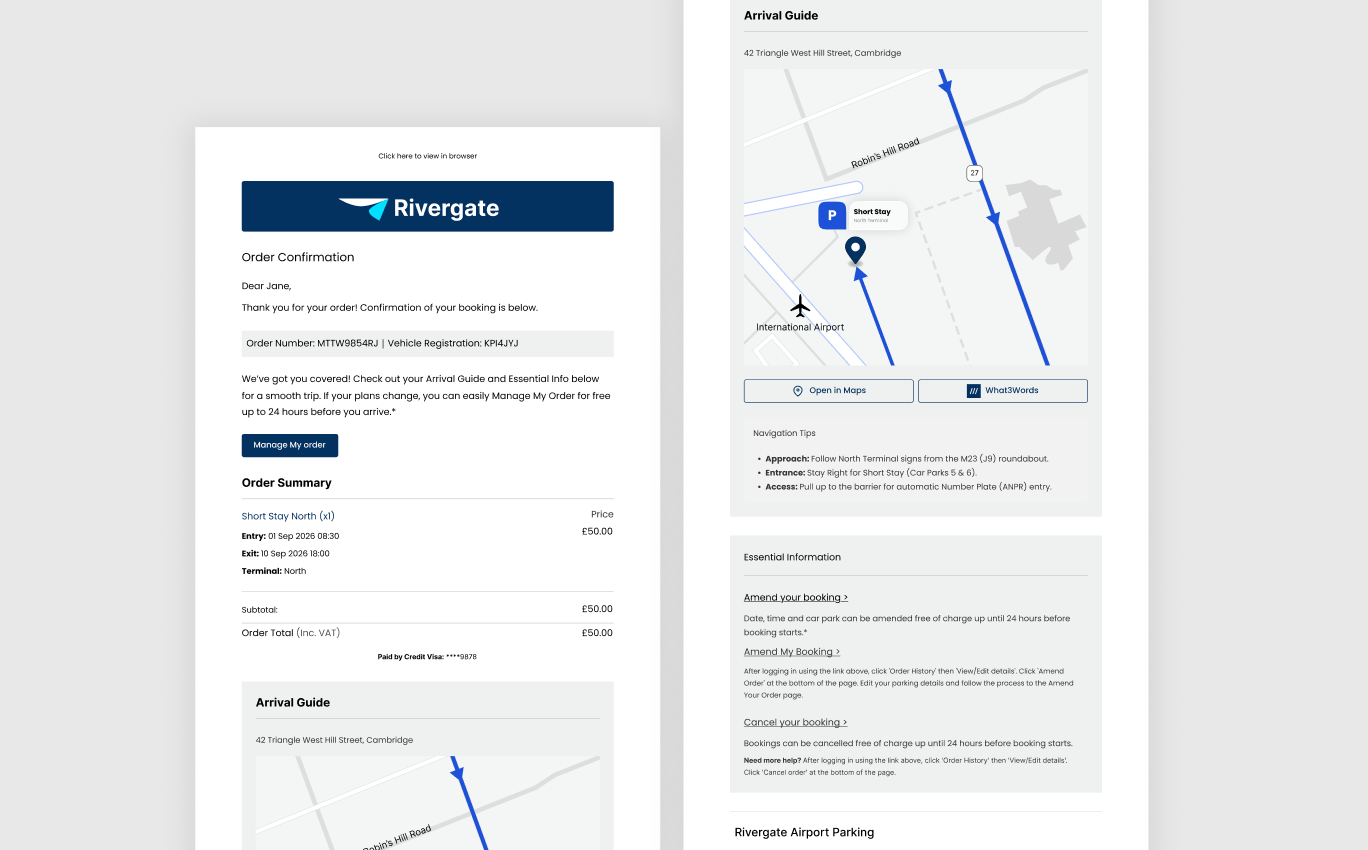 Parking Booking Experience