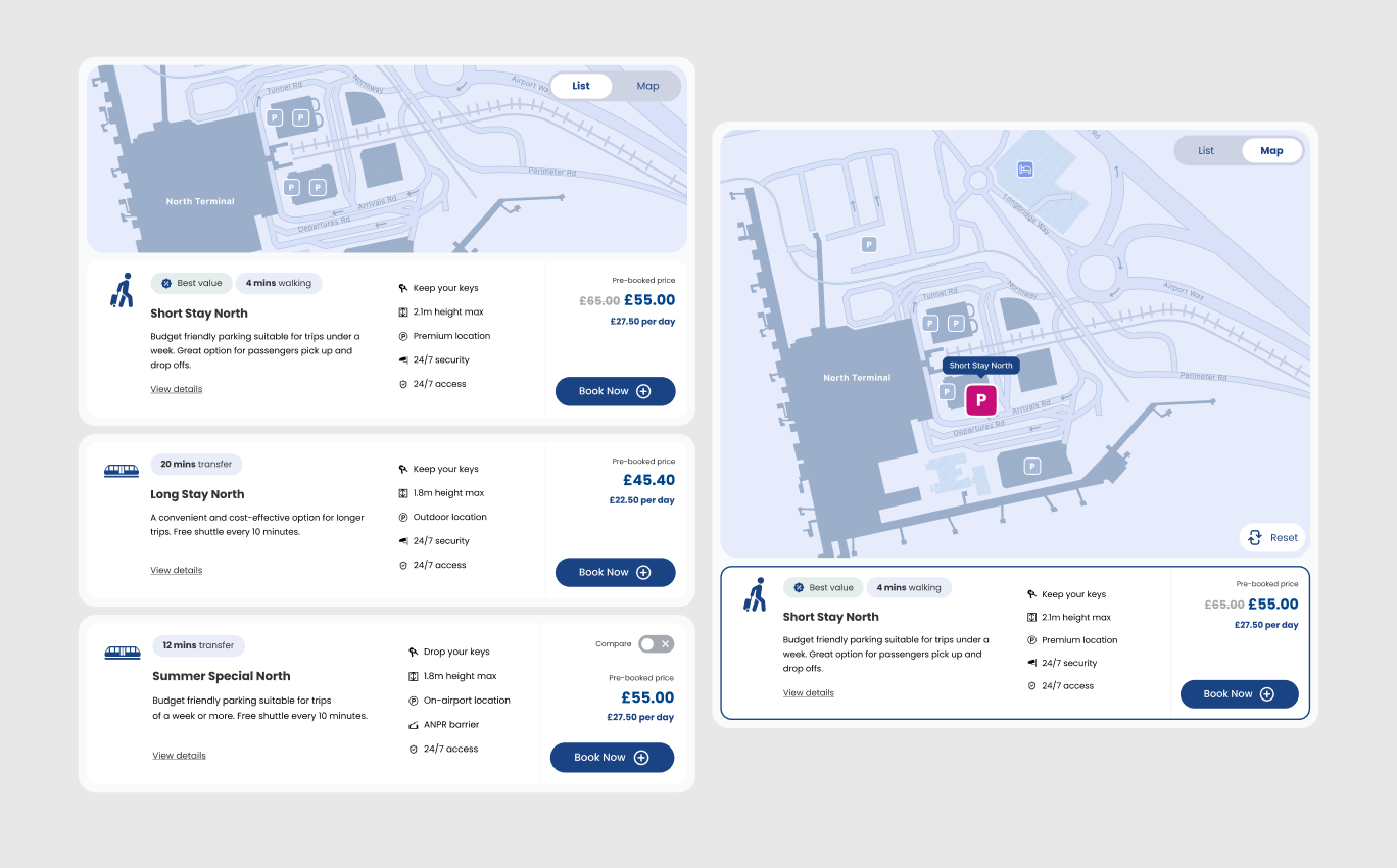 Parking Booking Experience