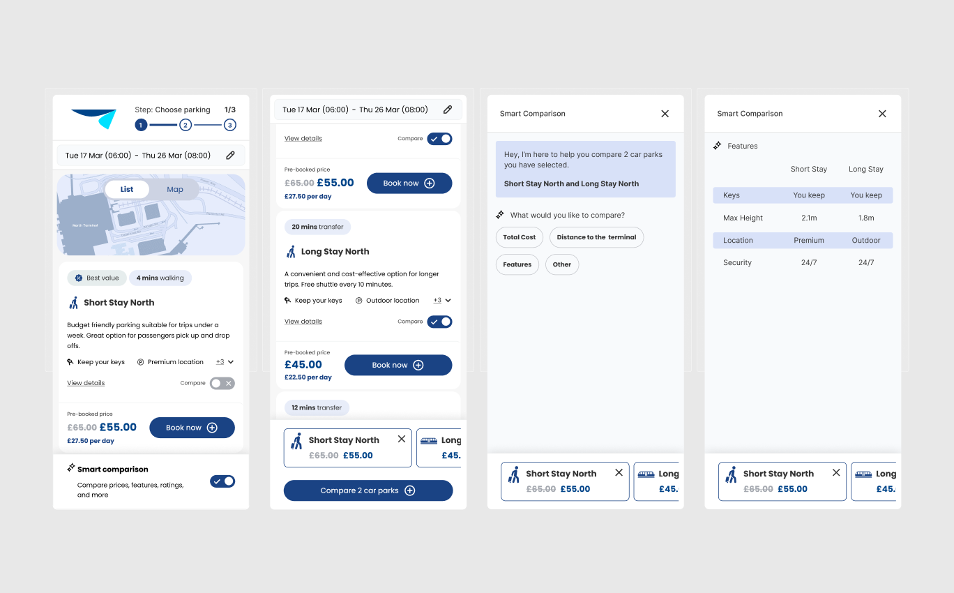 Parking Booking Experience