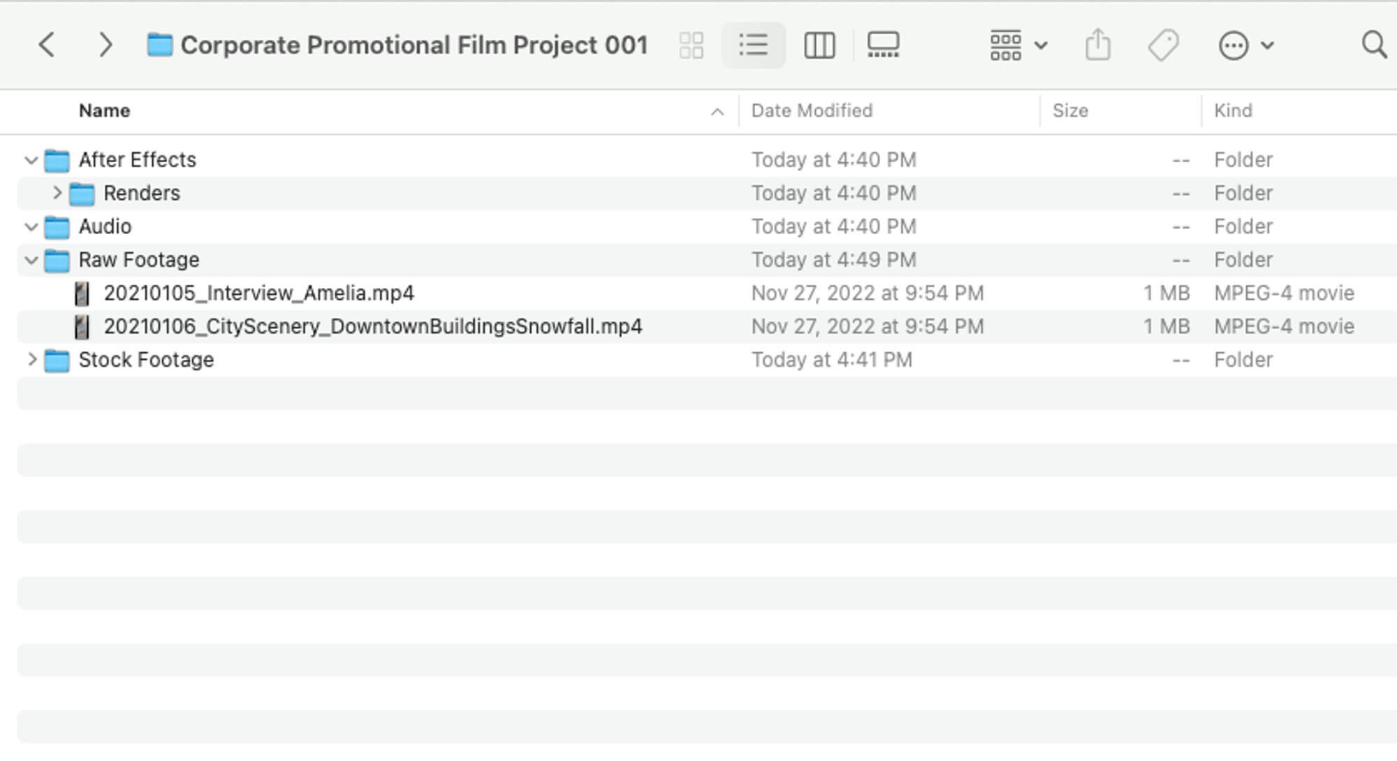Folder Structures are Maintained